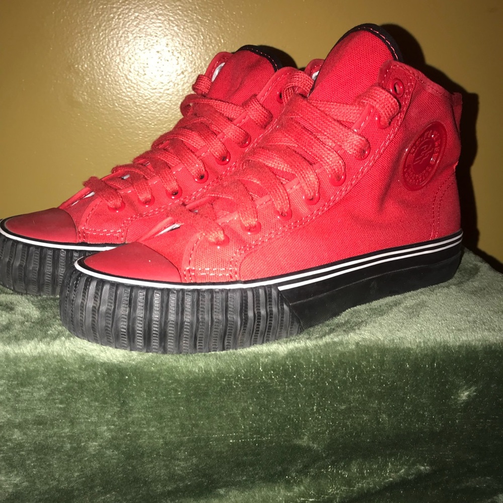 ⛑Crimson Red PF Flyers
